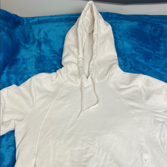 Athleta Tops - Athleta Cream  Heavy weight Hoodie Sz M